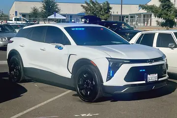 Tiburon, California, police 2025 Chevrolet Blazer EV in white